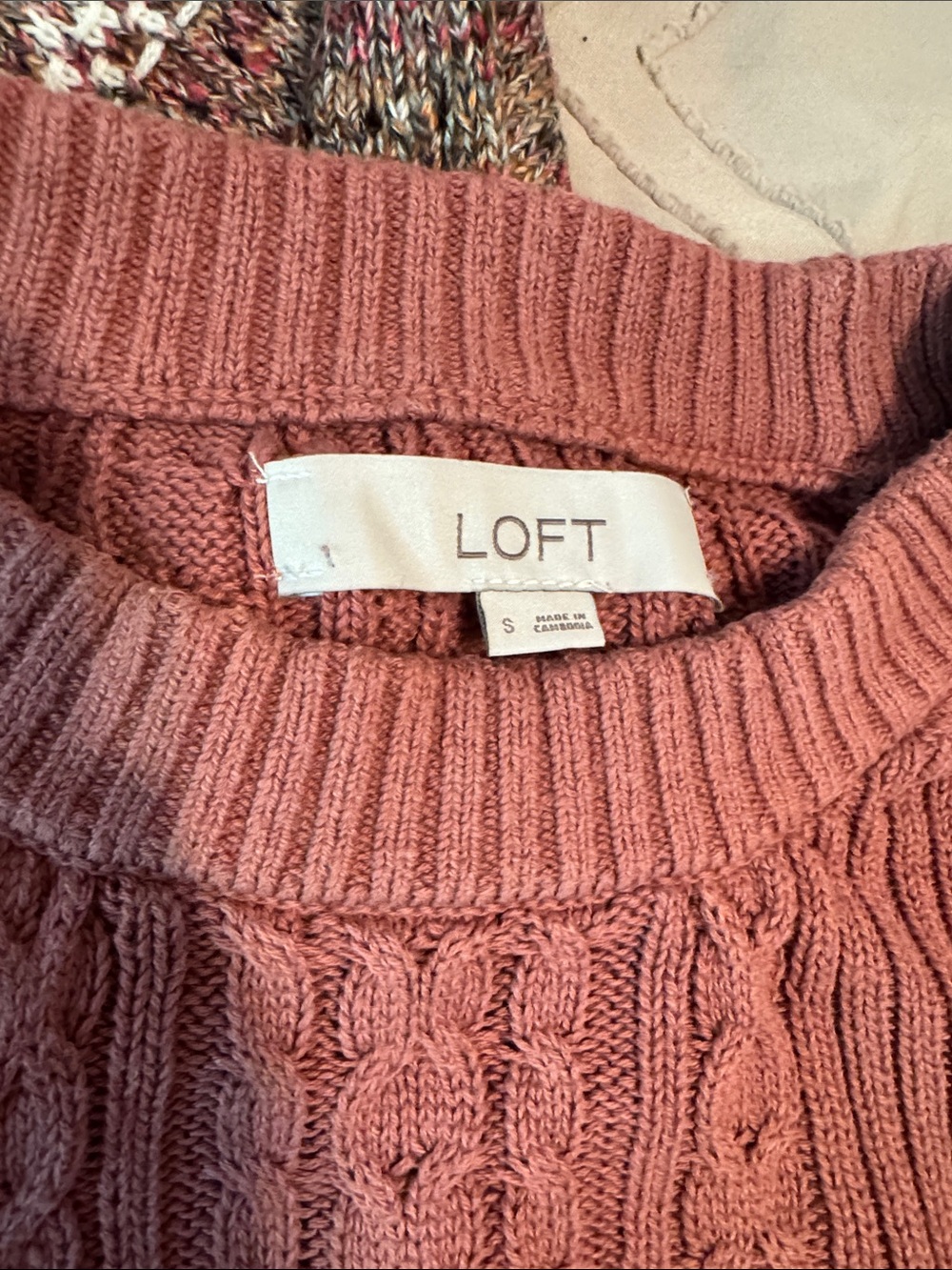 LOFT Cable Knit Sweater Bundle - 2 sweaters - Size S - Picture 2 of 7